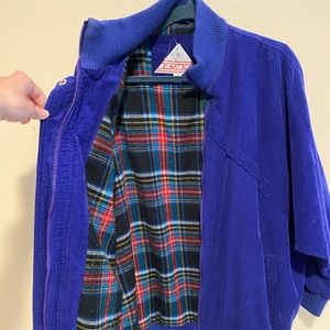 Corduroy 3/4 length zip Jacket